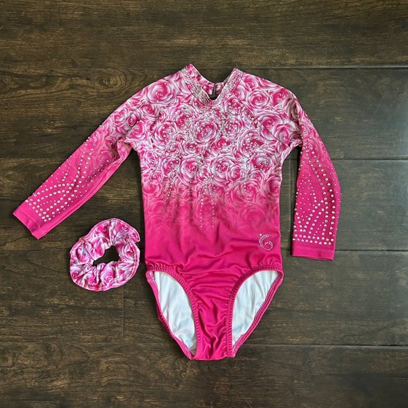 Garland Activewear Costumes Garland Pink Gymnastics Competition